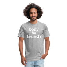 Body By Brunch Fitted Cotton/Poly T-Shirt - heather gray