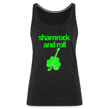 Shamrock and Roll Women's Tank - charcoal grey