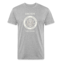 Fitted Cotton/Poly Droids Punk T-Shirt by Next Level - heather gray