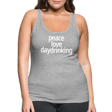 Peace Love Daydrinking Women’s Tank - heather gray