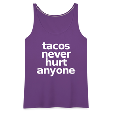 Tacos Premium Tank Top - purple
