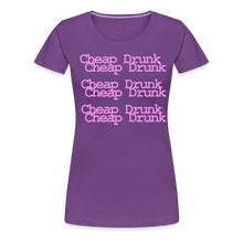 Women's Cheap Drunk T! - purple