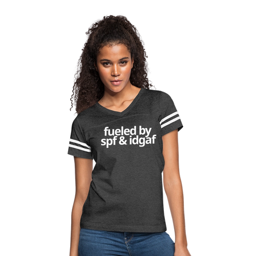 Women’s Vintage Sport T-Shirt - vintage smoke/white