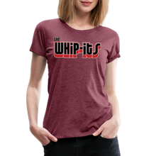 Women's Whipits Logo T-Shirt - heather burgundy