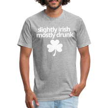 Slightly Irish Mostly Drunk T - heather gray