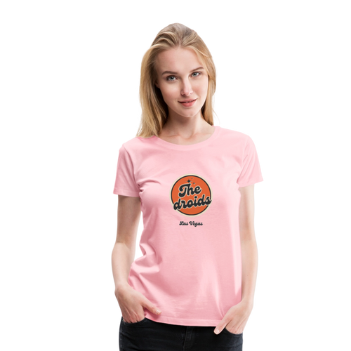 The Droids Retro Logo Women's T-Shirt - pink