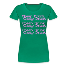 Women's Cheap Drunk T! - kelly green