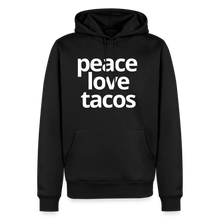 Peace Love Tacos Hoodie - black