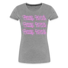 Women's Cheap Drunk T! - heather gray