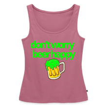 Don't Worry Beer Happy Women's Tank - mauve