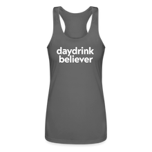 Daydrink Believer Women’s Performance Racerback Tank Top - charcoal