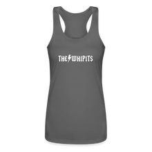 Whipits Women’s Performance Racerback Tank Top - charcoal