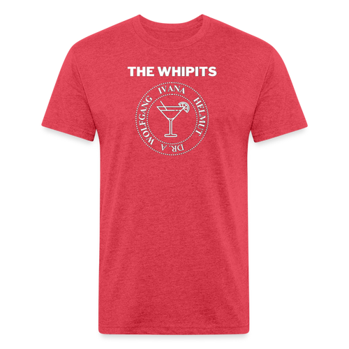 Whipits Punk Cotton/Poly T-Shirt - heather red