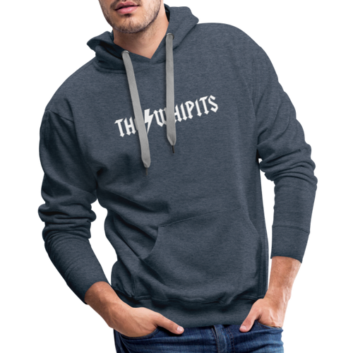 Whipits Rocker Premium Hoodie - heather denim