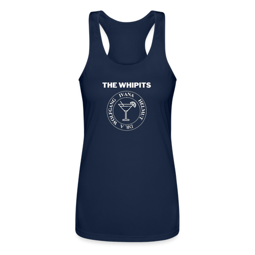 Whipits Women’s Punk Performance Racerback Tank Top - navy