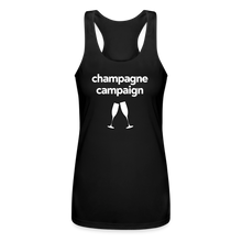 Champagne Campaign Performance Racerback Tank Top - black