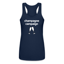 Champagne Campaign Performance Racerback Tank Top - navy