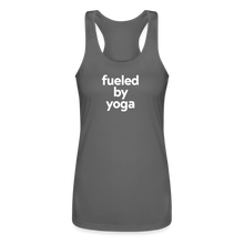 Fueled By Yoga Performance Racerback Tank Top - charcoal