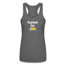 Fueled By Joy Performance Racerback Tank Top - charcoal