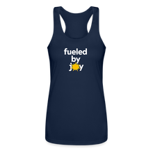 Fueled By Joy Performance Racerback Tank Top - navy