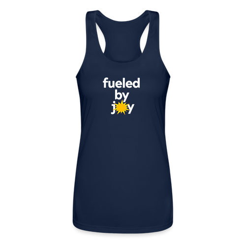 Fueled By Joy Performance Racerback Tank Top - navy