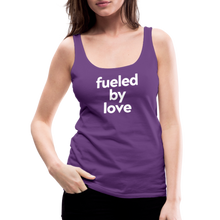 Fueled By Love Women’s Premium Tank Top - purple