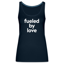 Fueled By Love Women’s Premium Tank Top - deep navy