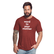 Word Unisex Tri-Blend T-Shirt - heather cranberry