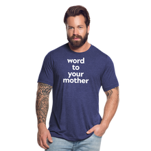 Word Unisex Tri-Blend T-Shirt - heather indigo