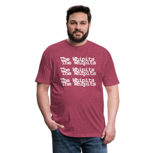 Whipits Whipits Fitted Cotton/Poly T-Shirt by Next Level - heather burgundy