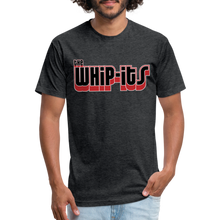 Whipits Logo Fitted Cotton/Poly T-Shirt by Next Level - heather black