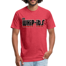 Whipits Logo Fitted Cotton/Poly T-Shirt by Next Level - heather red