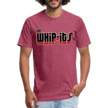 Whipits Logo Fitted Cotton/Poly T-Shirt by Next Level - heather burgundy