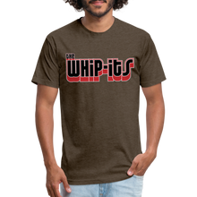 Whipits Logo Fitted Cotton/Poly T-Shirt by Next Level - heather espresso