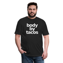 Body By Tacos Fitted Cotton/Poly T-Shirt - black