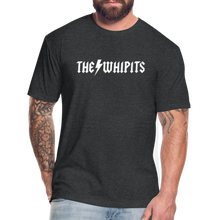 Whipits Rocker Fitted Cotton/Poly T-Shirt - heather black