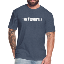 Whipits Rocker Fitted Cotton/Poly T-Shirt - heather navy