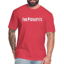 Whipits Rocker Fitted Cotton/Poly T-Shirt - heather red