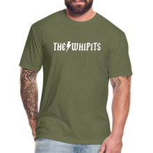 Whipits Rocker Fitted Cotton/Poly T-Shirt - heather military green