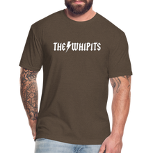 Whipits Rocker Fitted Cotton/Poly T-Shirt - heather espresso