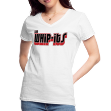 Women's Whipits Logo V-Neck T-Shirt - white