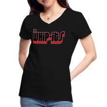 Women's Whipits Logo V-Neck T-Shirt - black