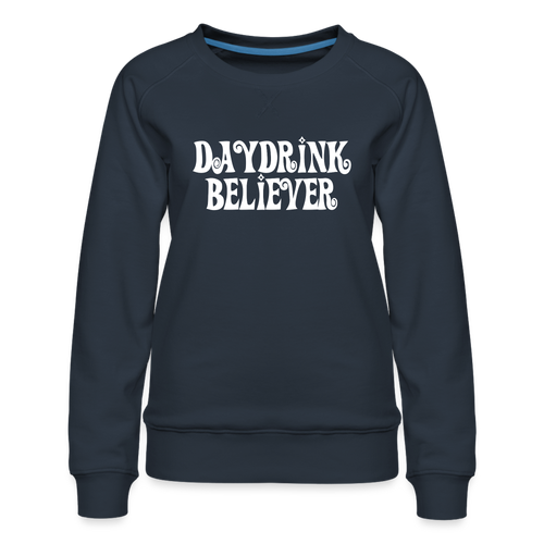 Women’s Groovy Daydrink Premium Sweatshirt - navy