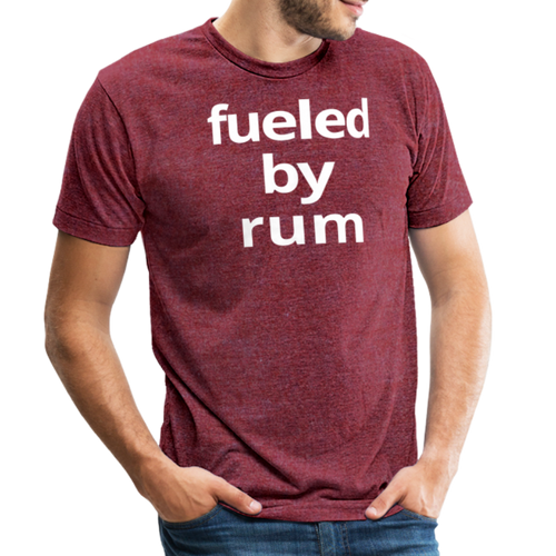 Unisex Tri-Blend T-Shirt - heather cranberry