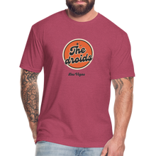 Droids retro logo t-shirt - heather burgundy