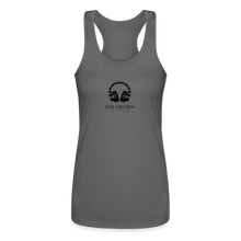 Droids Headphones Women's Performance Racerback Tank Top - charcoal