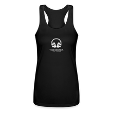 Droids Headphones Women’s Performance Racerback Tank Top White - black