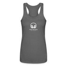 Droids Headphones Women’s Performance Racerback Tank Top White - charcoal