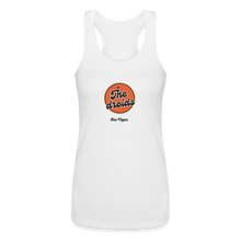 Droids Retro Logo Women’s Performance Racerback Tank Top - white