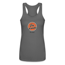 Droids Retro Logo Women’s Performance Racerback Tank Top - charcoal